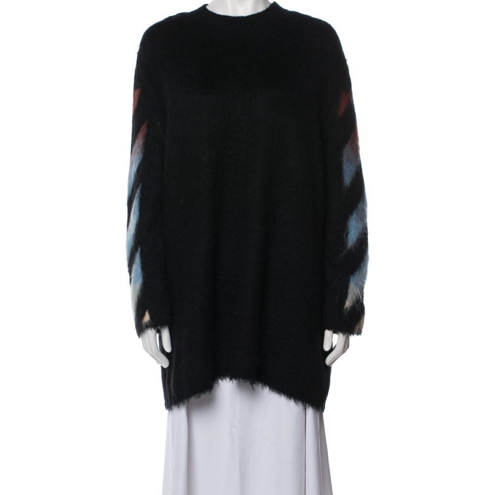 Off-White Black Crew Neck Sweater